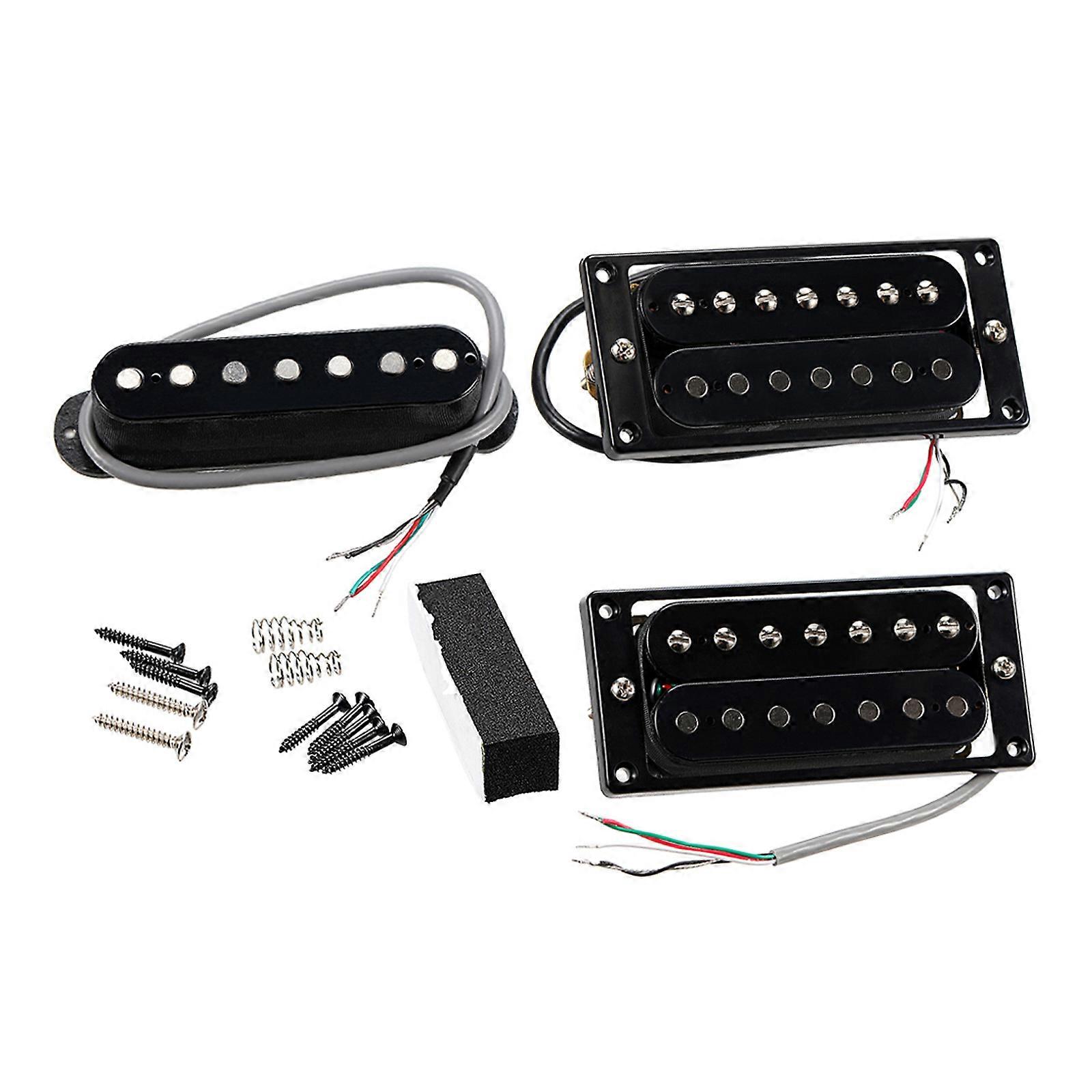 Professional Guitar Pickup Set with Shielding and Modular Design Easy Installation Suitable for Quick Customization Multicolor