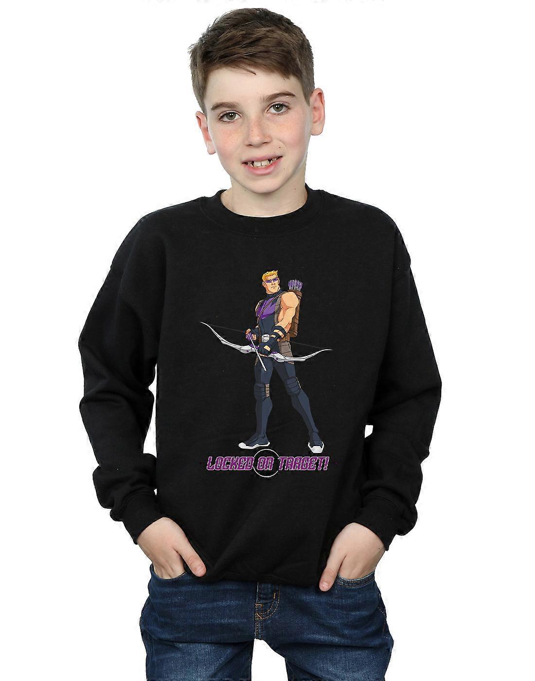 Marvel Boys Hawkeye en blanco sudadera