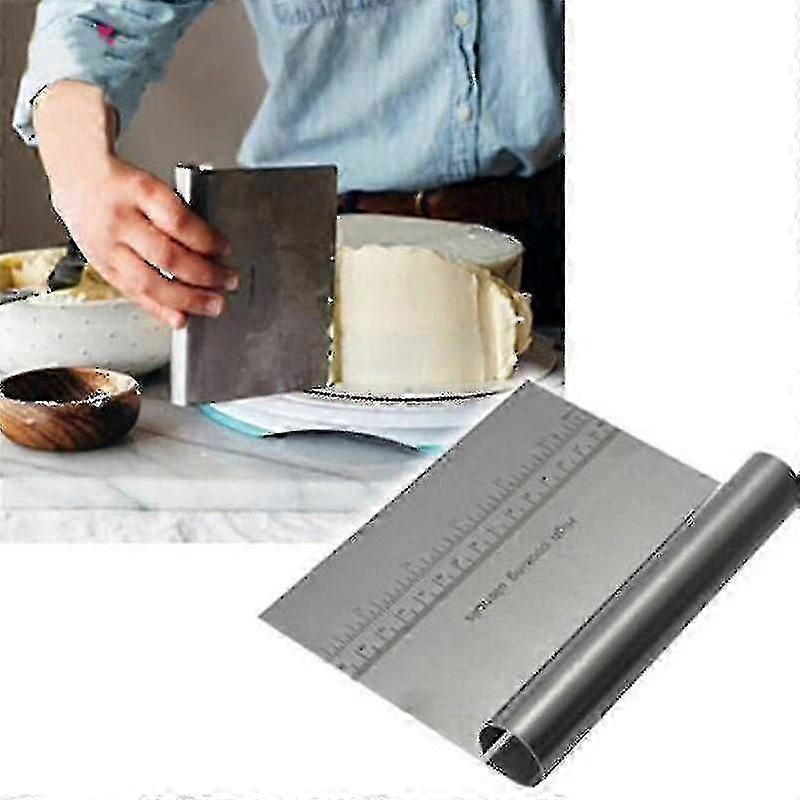 Stainless Steel Cake Scraper Baking Decoration Tool