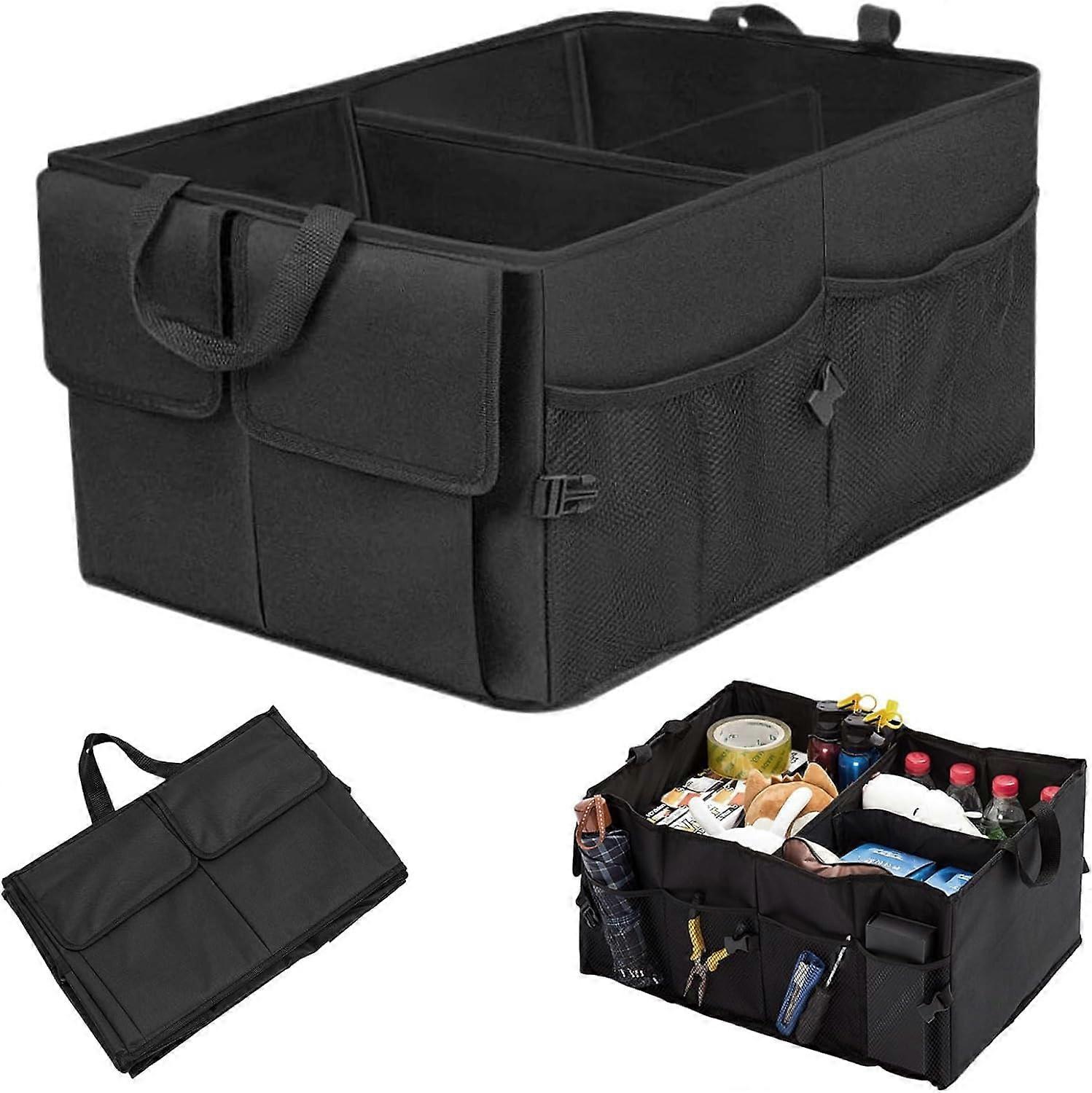 Trunk Organizer for Tesla Model S X Y 3, Large Capacity Waterproof Foldable Car Storage Box