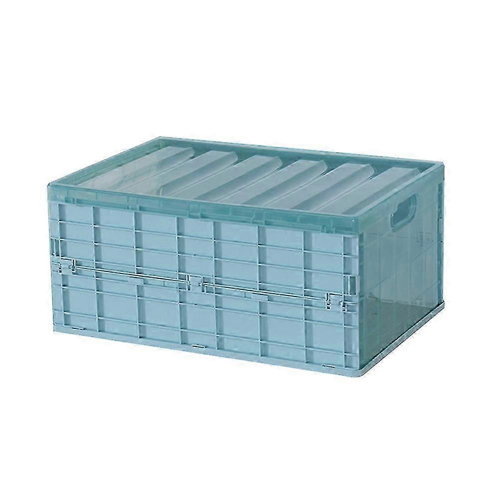 Blue Foldable Storage Case Plastic Container for Storage