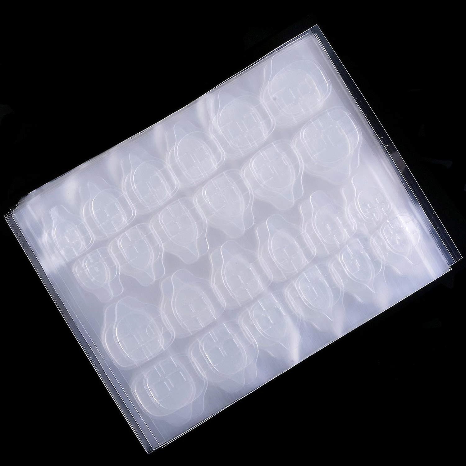 Breathable Adhesive Tabs Fake Nail Glue Sticker 50/100 Sheets Super Sticky Double Sided