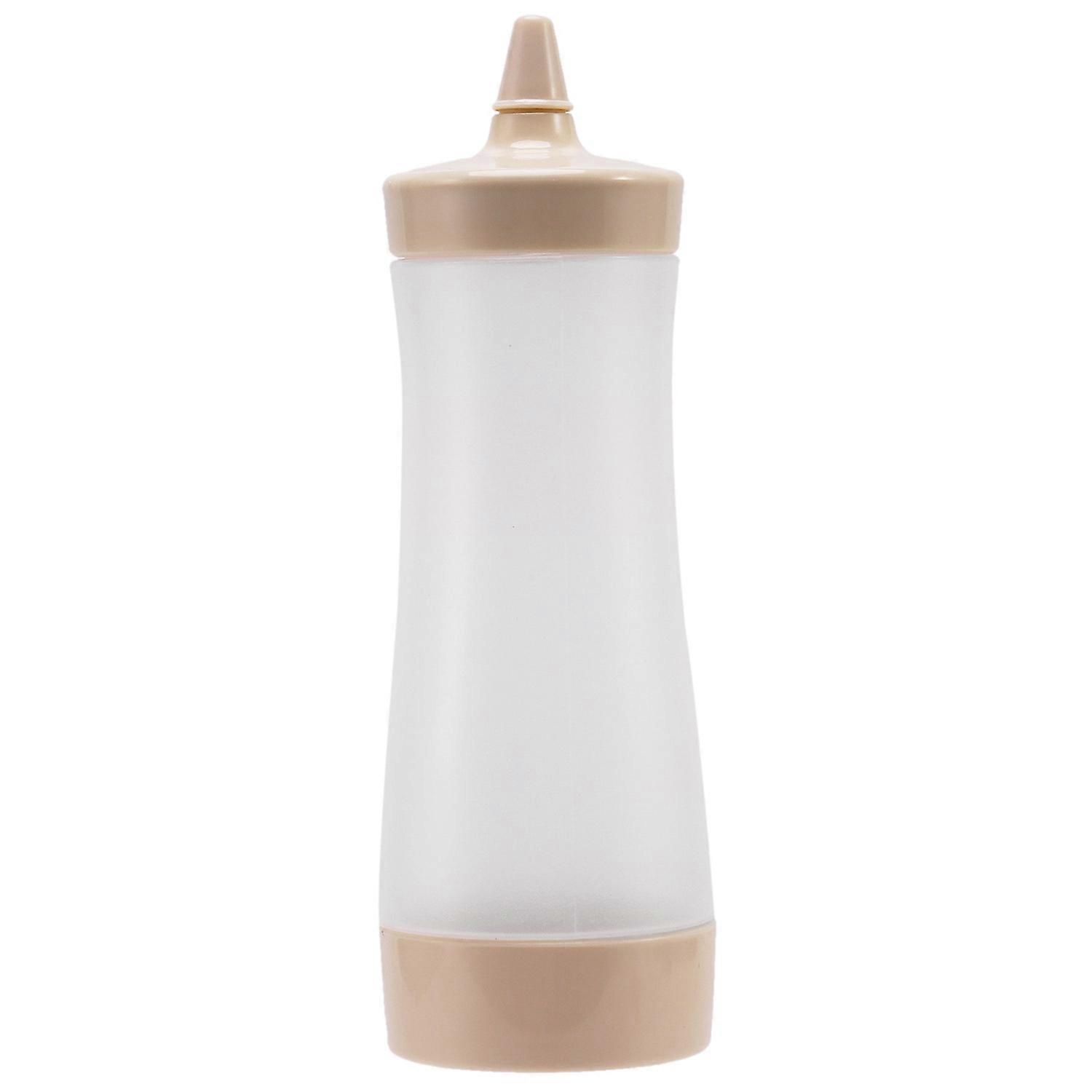 Squeeze Bottle Kitchen Accessories Plastic Beige + Transparent