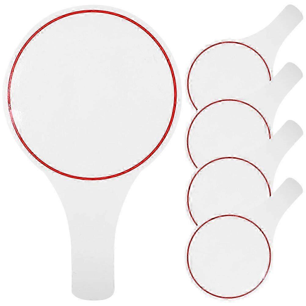 5Pcs Judges Writable Scoreboards Blank Scoreboards Voting Writing Scoreboards Auctions Accessory