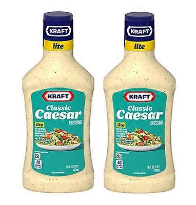 Kraft Lite Classic Caesar Dressing 2 Pack