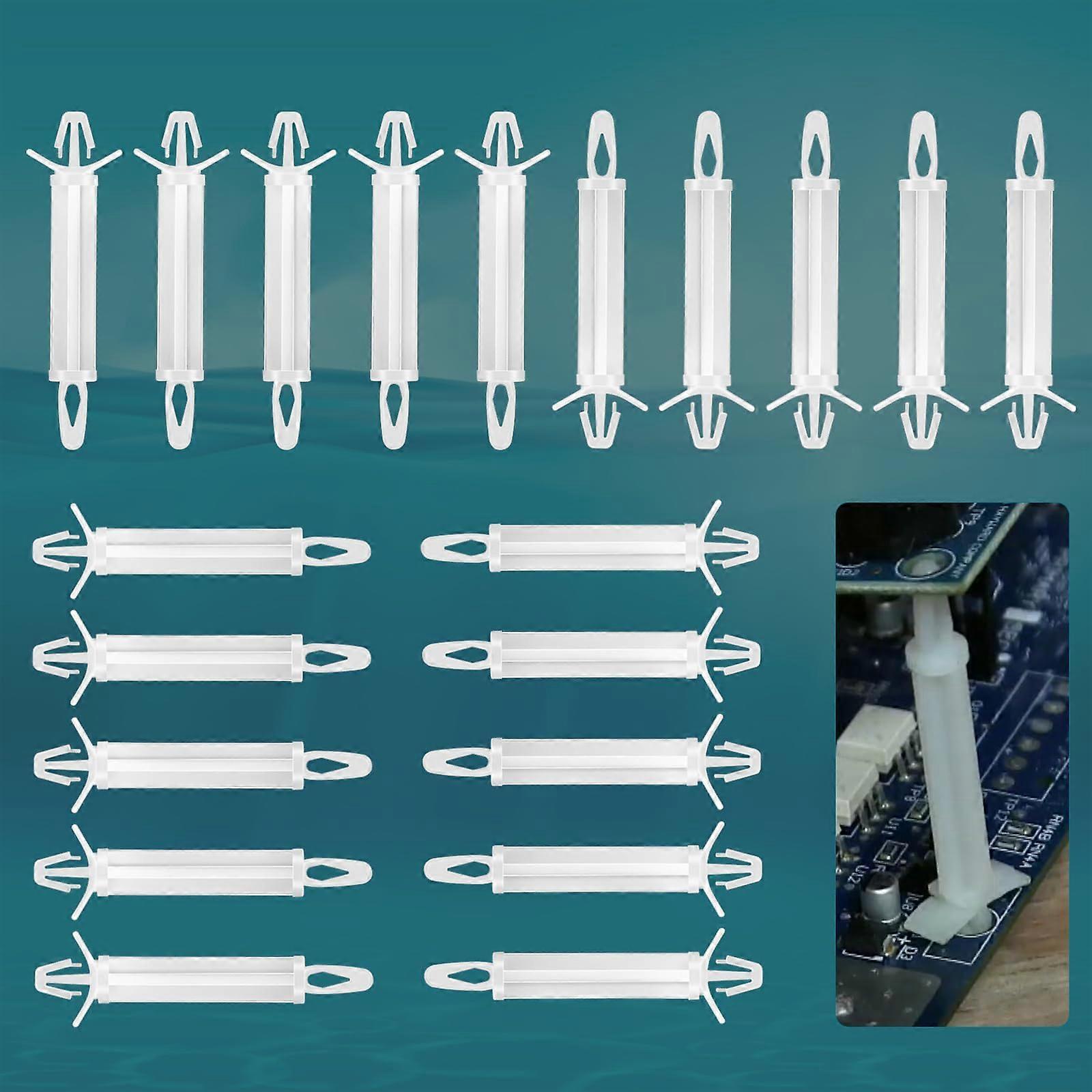 20 Pack Nylon PCB Standoffs for GLXPCBRITE and GLXPCBDSP Boards, Heat Resistant, Tool Install