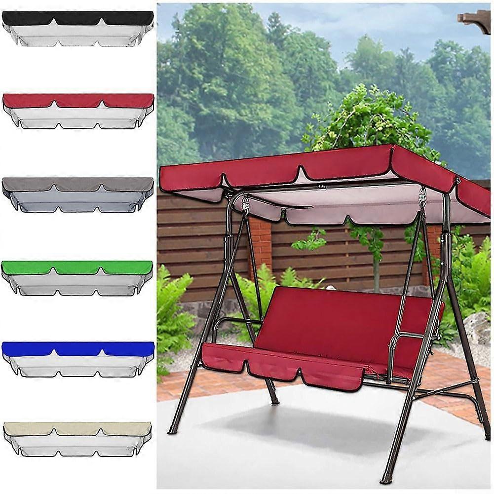 Swing Canopy Replacement Waterproof UV Resistant 3 Seater Outdoor Swing Cover