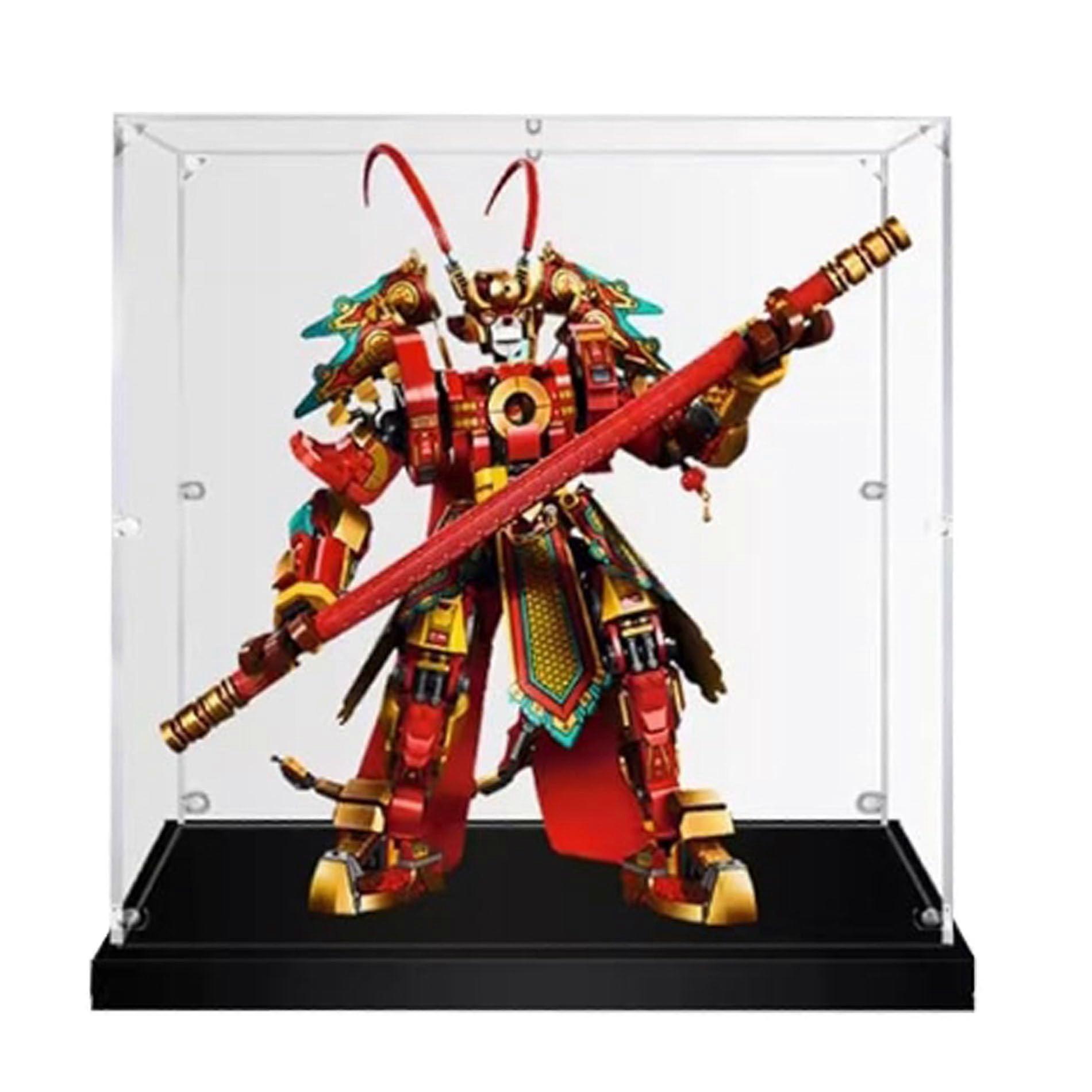 Clear Acrylic Display Box for  Mech 80045, Dustproof Sealed Design with Reinforced Base