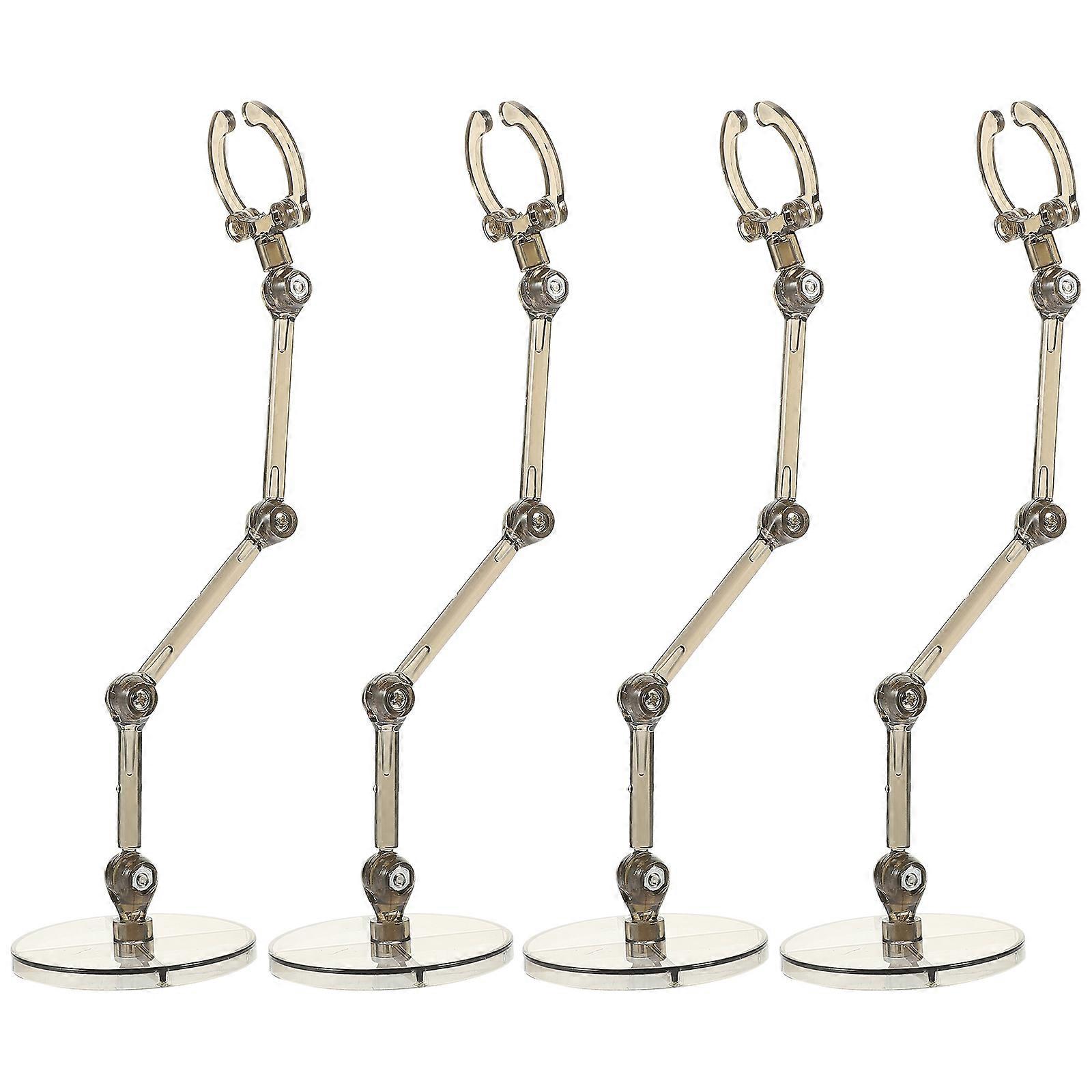 Figure Holder Sturdy Action Figure Display Shelf for Display Use 4Pcs