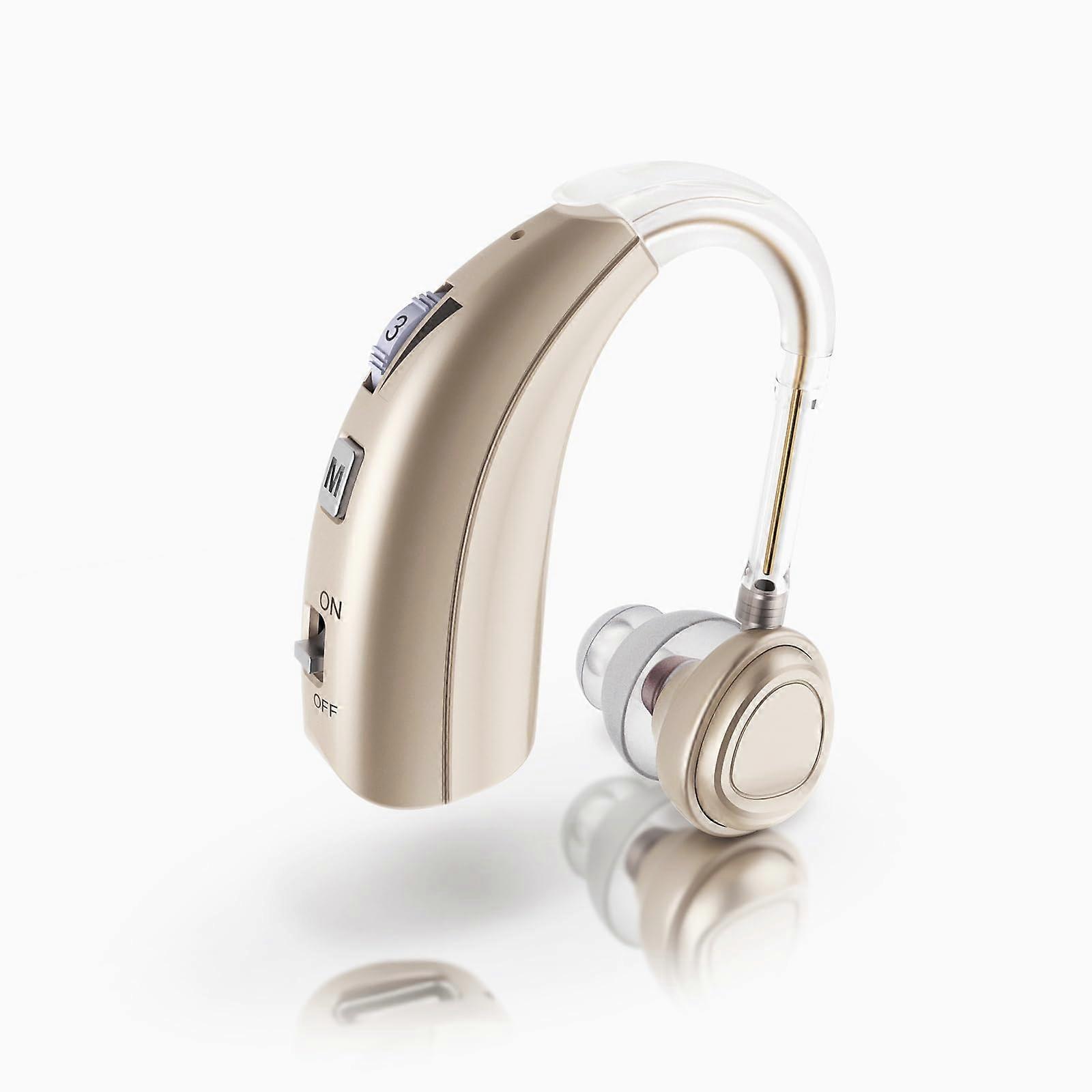 Rechargeable Hearing Amplifier for Seniors with Easy Volume Control and Compact InEar Design