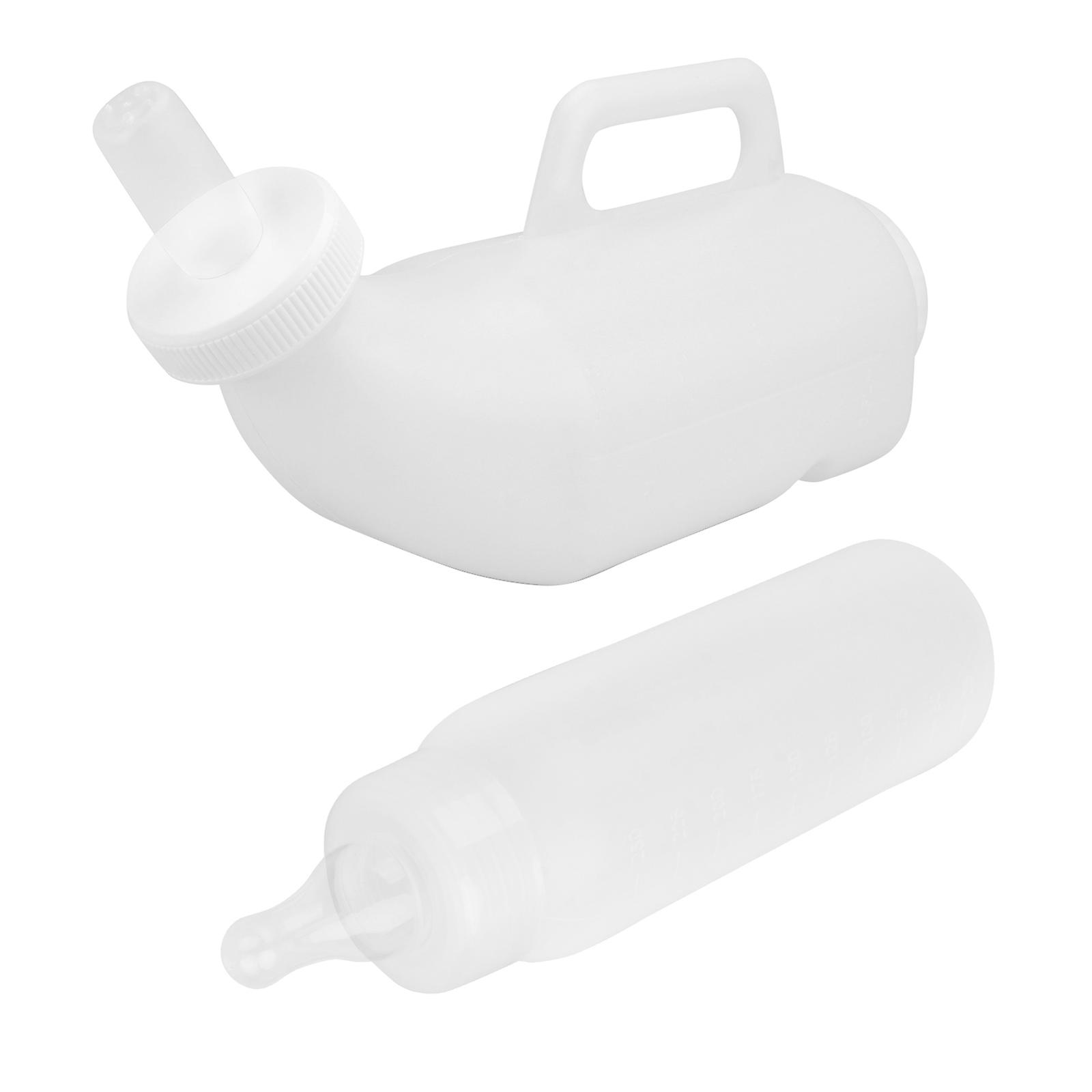 Milk Bottle Sheep Nursing Bottle for Storage Use 1Set White Feeding Kit