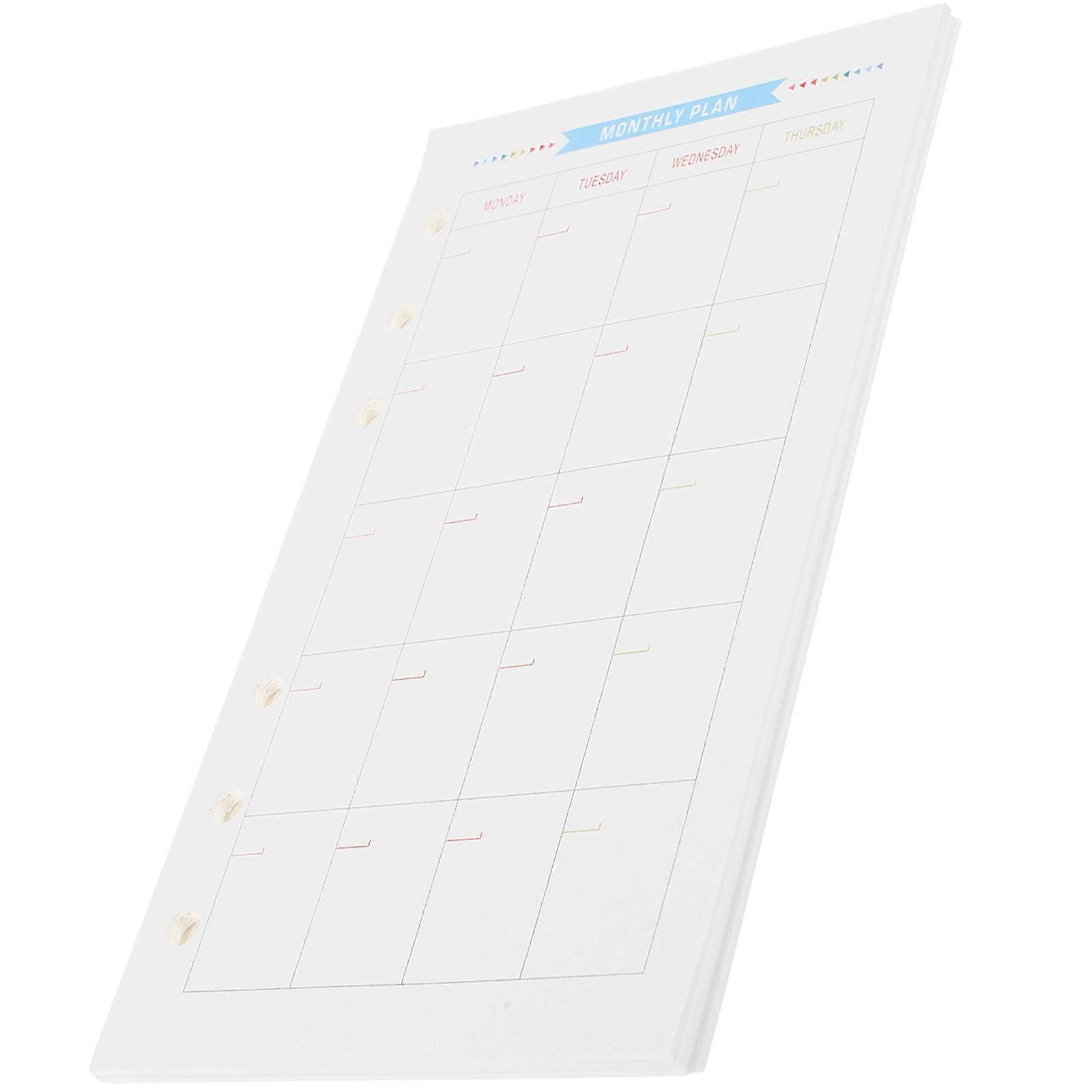 Refill Paper A6 Size 6-Hole for Writing 40 Sheets in Pack
