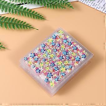 3D-Nagelsticker für DIY-Maniküre, 50 Blatt, Blumendesigns