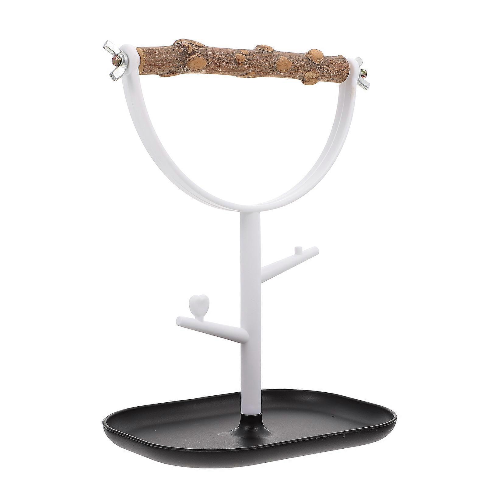 Bird Perch Parrot Training Stand for Training 1Pcs with Plastic Base