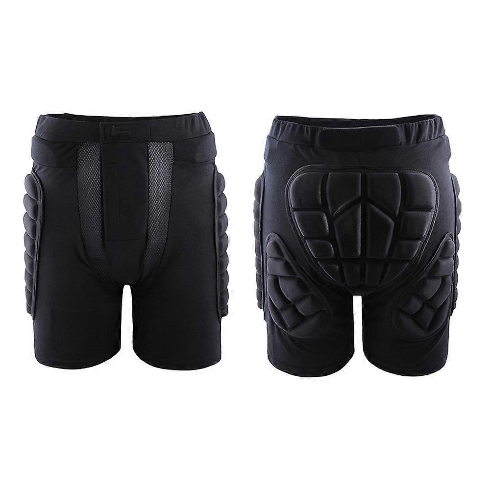 Black Skiing Pants for Impact Protection in Skate