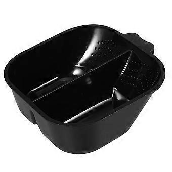 Hair Dye Mixing Bowl Large Black Durable Plastic for Stylists Home and Salon Coloring Use