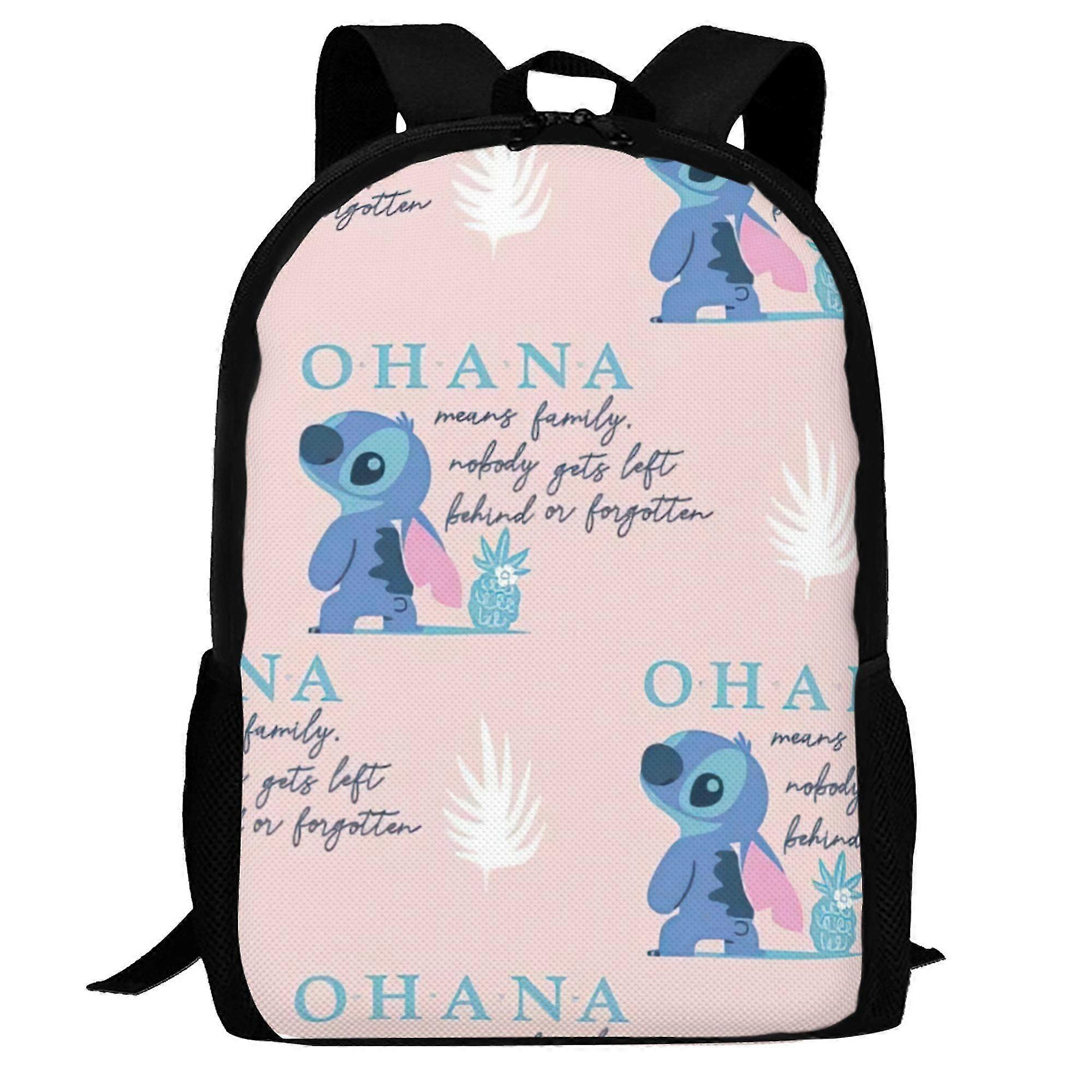 j6957 Lilo & Stitch Backpack for Kids Boys Girls Large Capacity Multifunction School Backpacks Lightweight Sports Travel Laptop Bag Daypack e6957