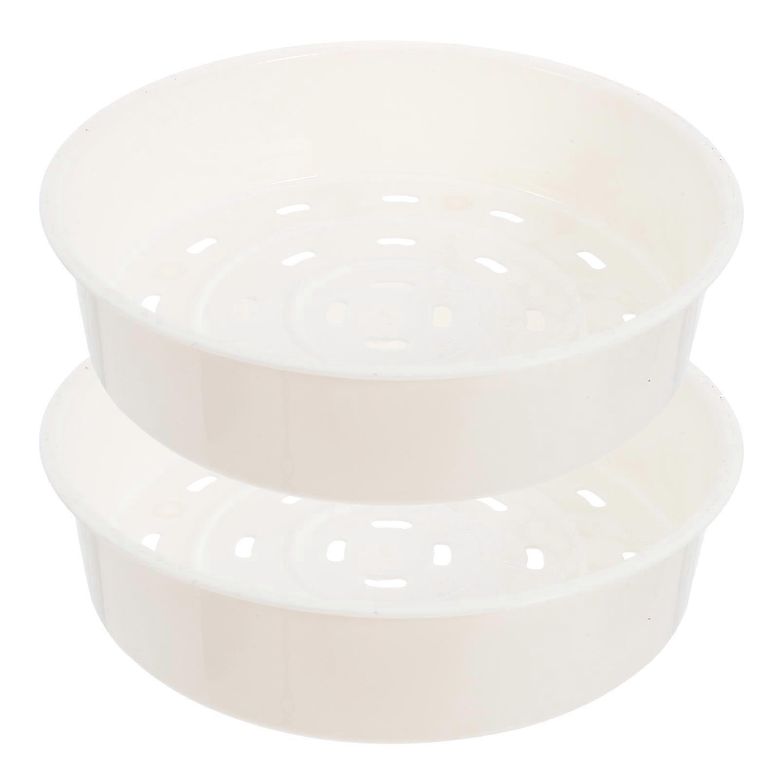 2Pcs Durable Plastic Kitchenware Steam Baskets for Hotel Use Kitchen Accessories