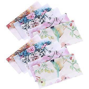 10pcs Brillenglas Saubere Tücher Brillentücher Tuch Linsen Tuch für Brillen Tragbare Wischtücher