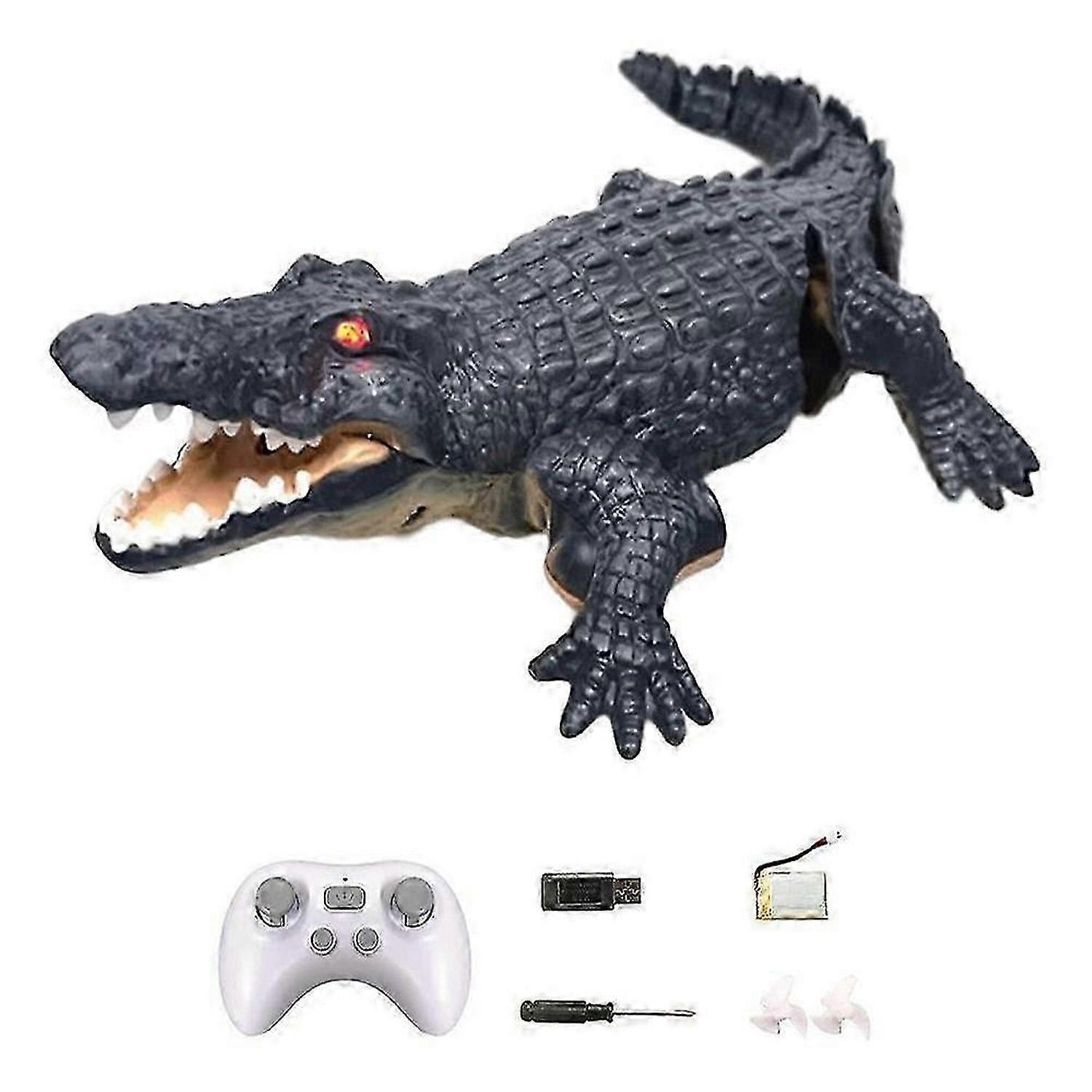25-26 Crocodilo Nadando crocodilo elétrico