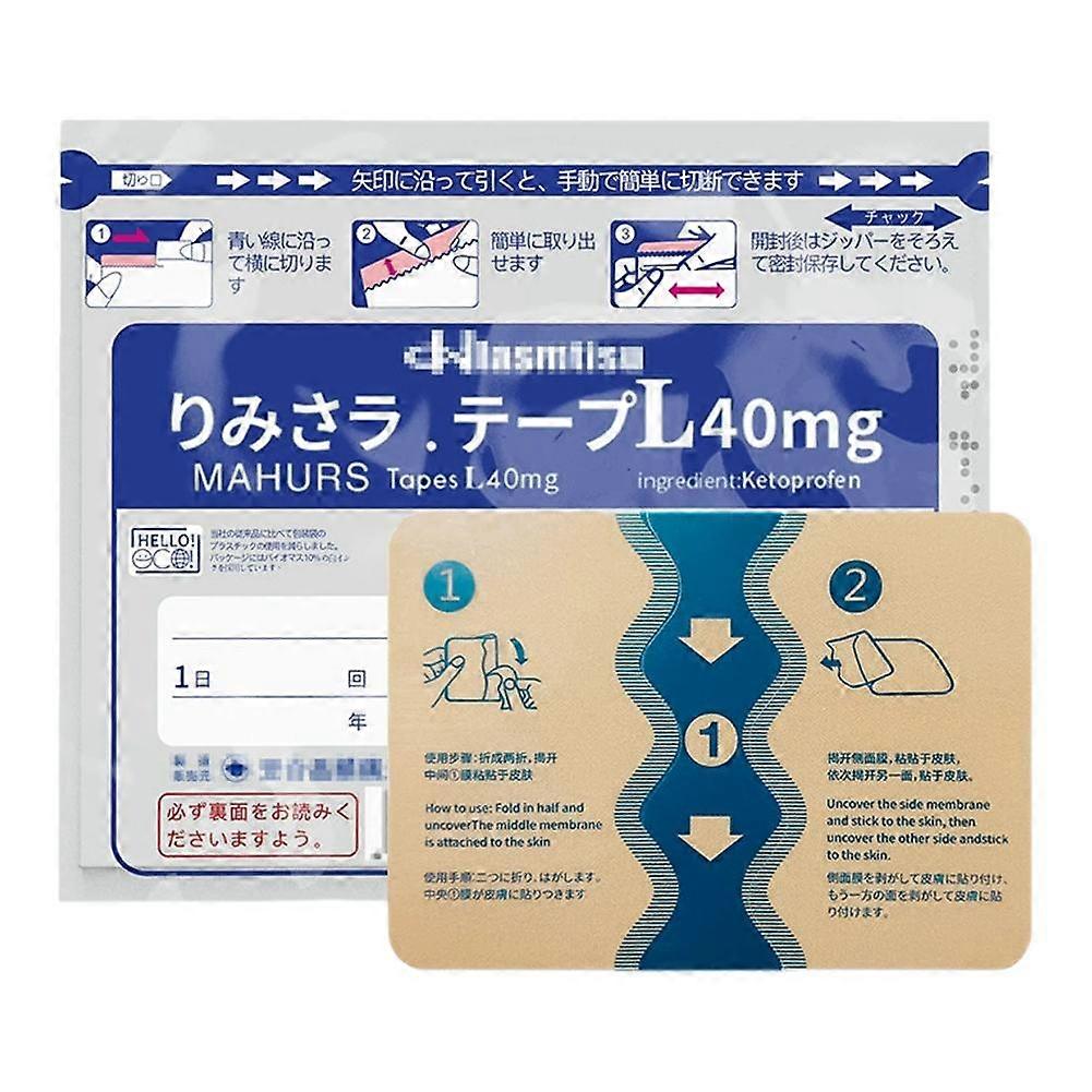 7pcs Hisamitsu Self-Heating Patches - 8 Hours Warmth for Joints