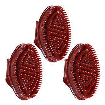 Bain Corps Brosse Outil De Douche Polyvalent Adultes Stimulation du cuir chevelu Massage 3PCS
