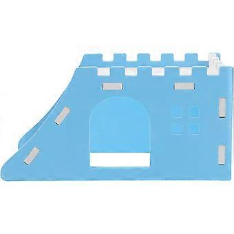 Hamsterhuis/chinchilla-schuilplaats voor een comfortabele slaap met hellingbaan