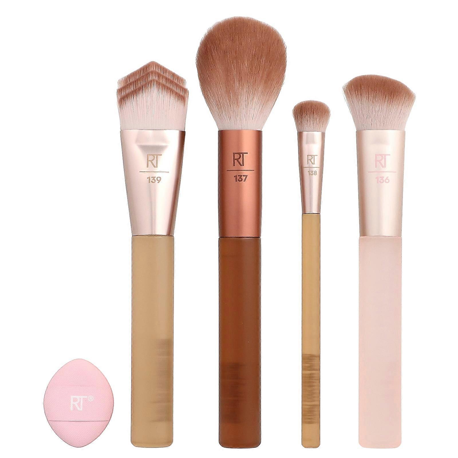 Real Techniques, New Nudes 2.0, Blurred Base Set, 5 Piece Set