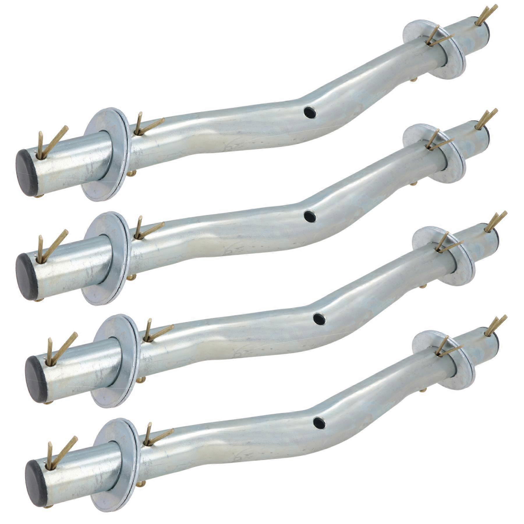 4 Pack Cranked Boat Roller Wing Bracket For Ribbed Side Rollers Dumbbell Trailer