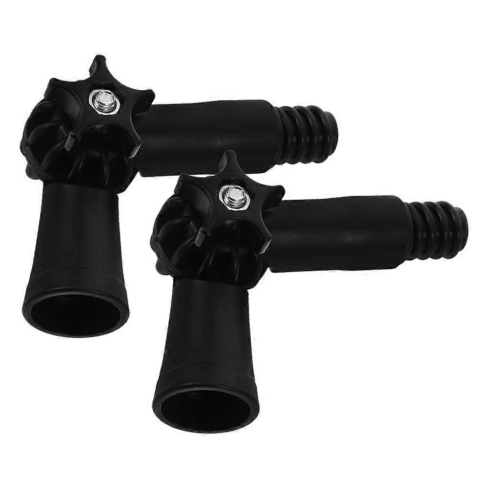 Angle Adapter Mop Accessory for Home 2Pcs Pole Extension Plastic