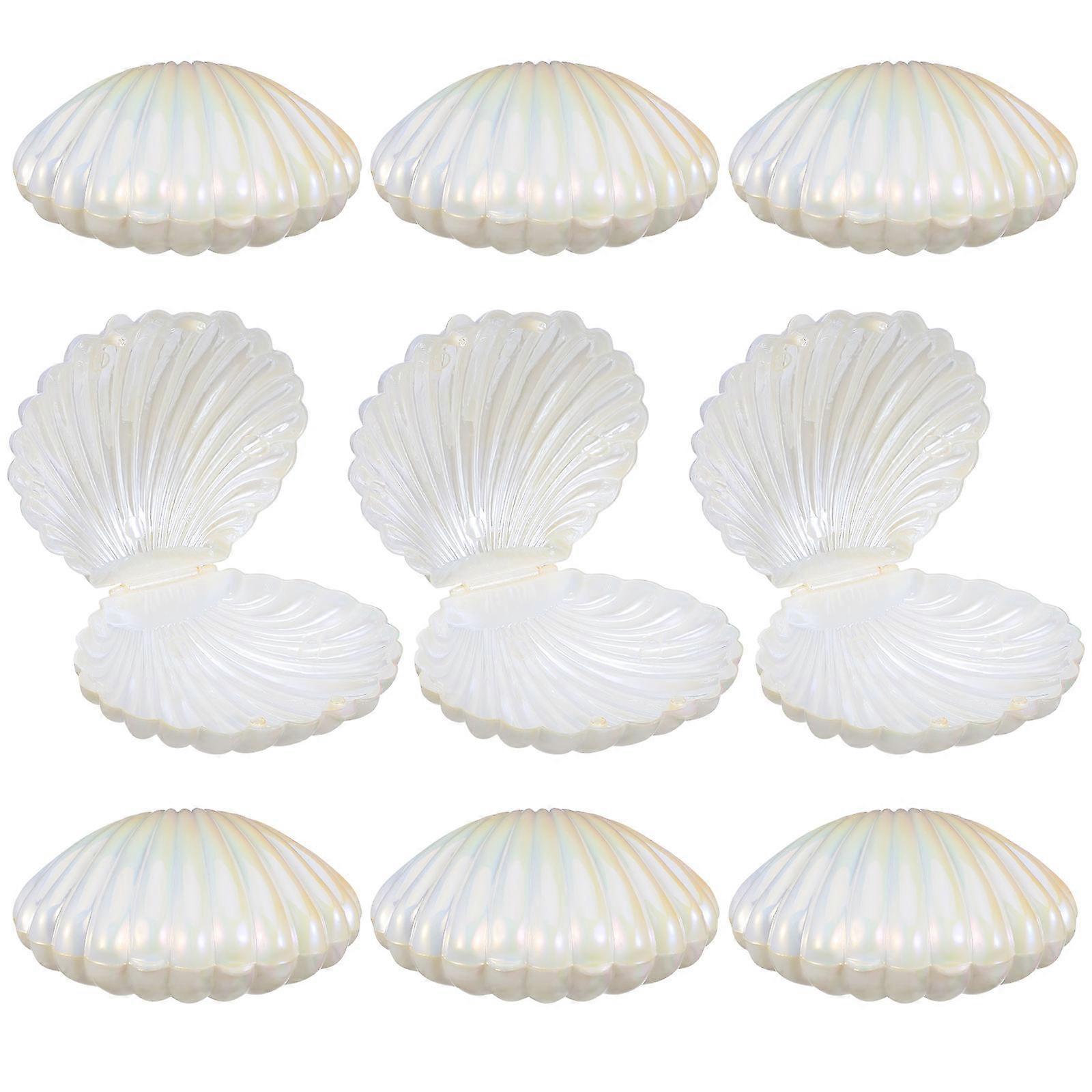Candy Table Containers for Storage with 10Pcs Shell Candy Boxes