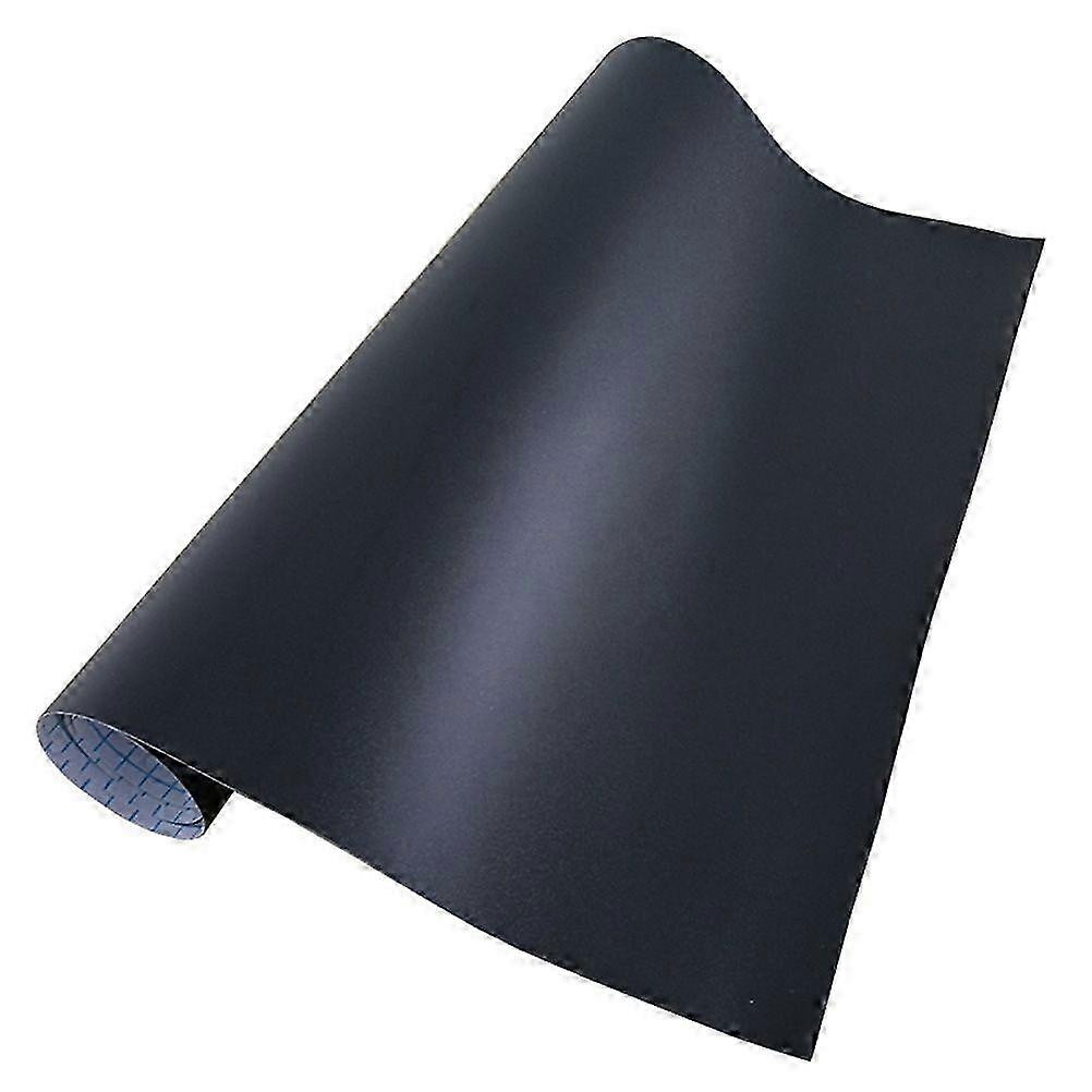 1 autocollant tableau noir à faire soi-même, amovible, en PVC, compatible avec la maison, la salle de classe et le bureau (noir)