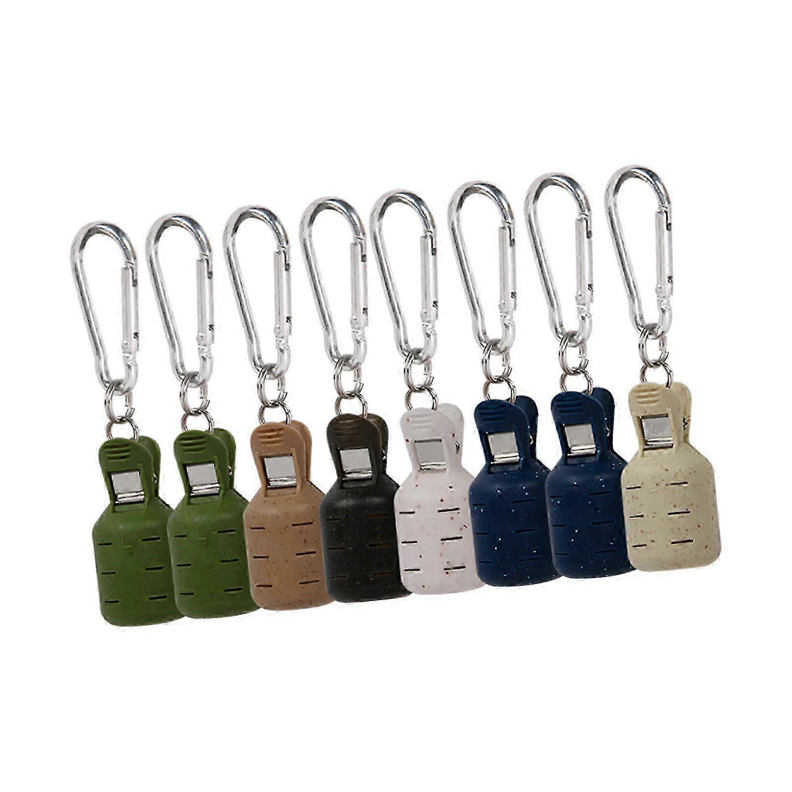 8Pcs Squid Clamp Hook Covers Practical Stable Wrap Hook Keepers 2cmx4.9cm