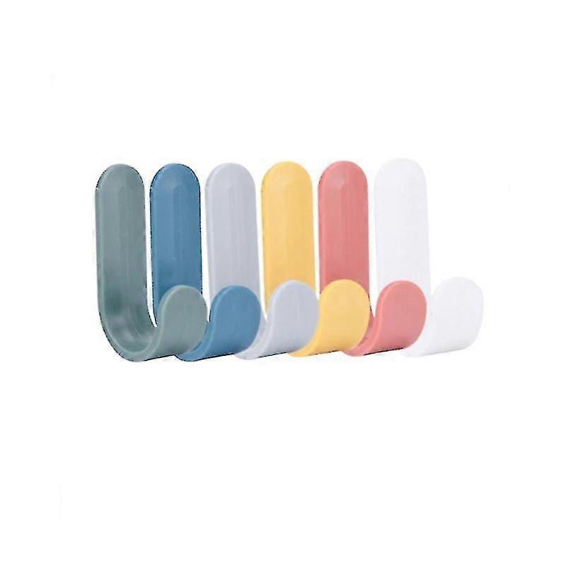 18pcs Storage Hooks, Punch Free Hooks