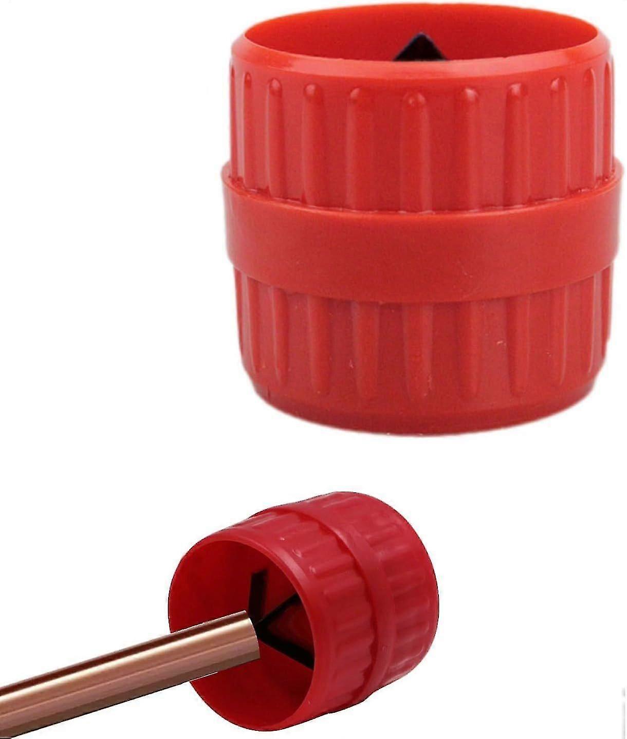Mini Pipe Deburring Tool, Bidirectional Internal External Chamfering Quick Reamer, Fast Cutting for Copper Pipes, 1 Piece