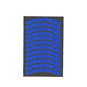 Kaesi 1 Sheet Safety Warning Sticker Waterproof  Anti-fade Decorative Luminous Strong Adhesive Reflective Decals for Cycling
