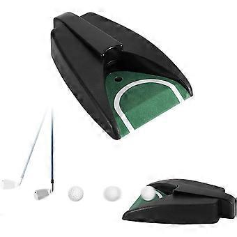 Golf putting machine, putt trainer, automatic putt return, automatic golf ball return machine