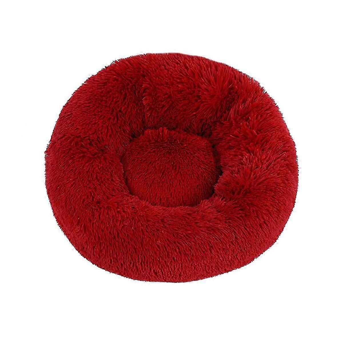 Soft Plush Washable Pet Cushion Bed, Self-Warming Square Design