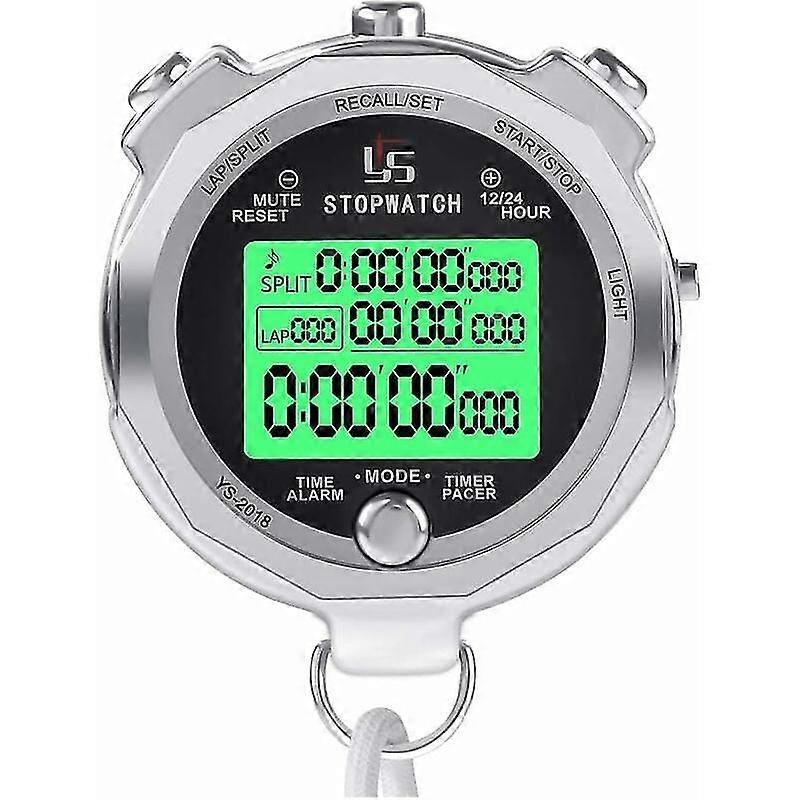 Stopwatch with light function and mute function-B