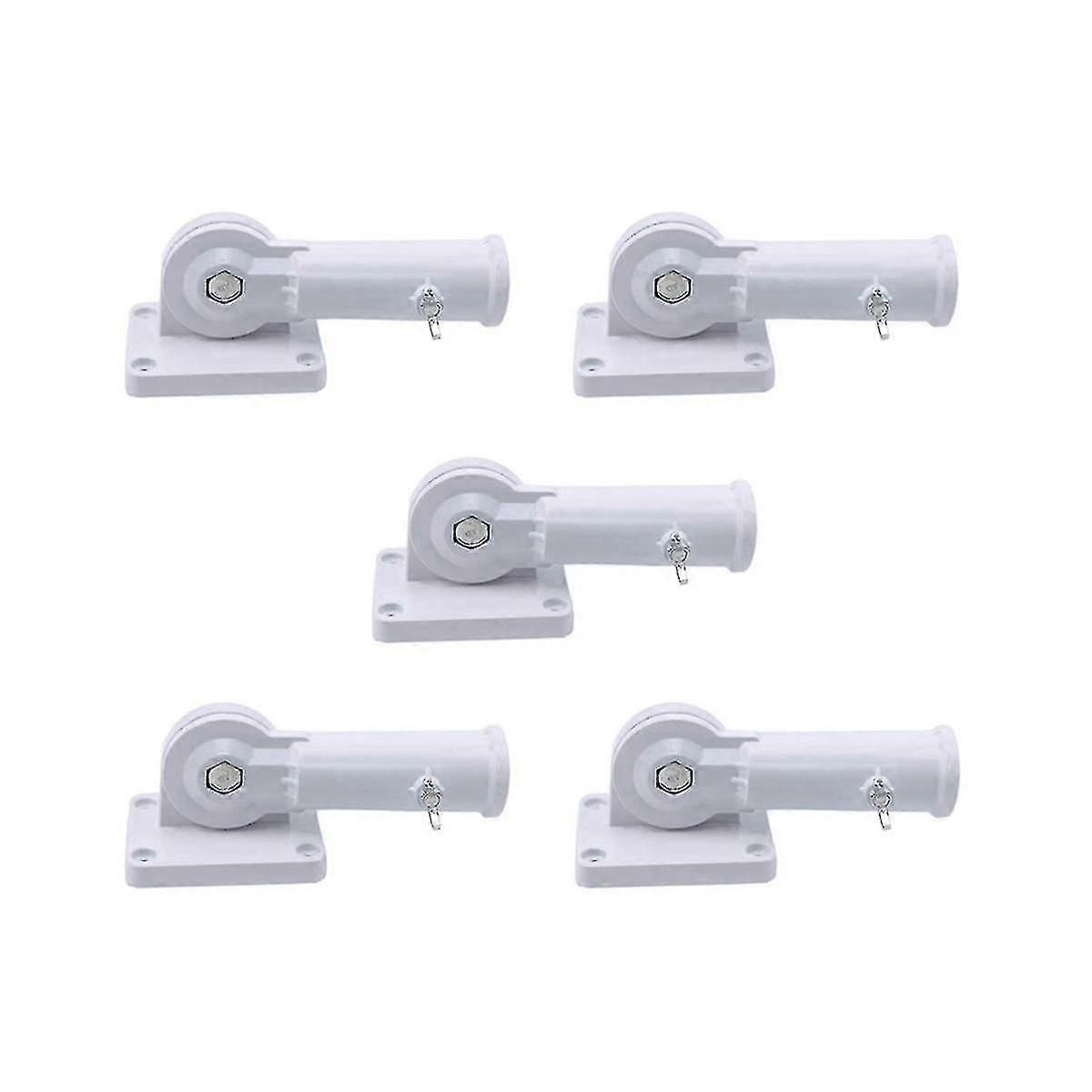 Wall Flag Pole Plastic Wall Mount Bracket For Flag Diameter Windsock Base Practical Brand New