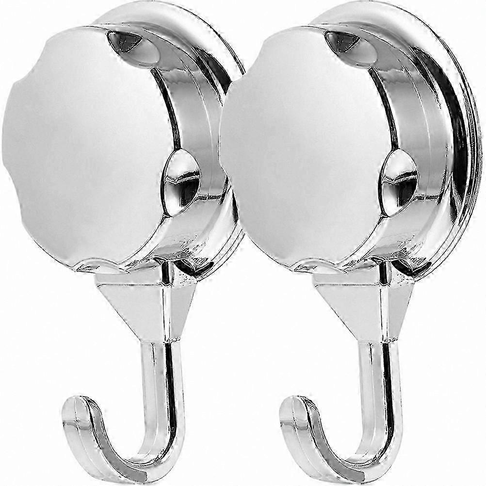 2-Pack Multi-functional Suction Hooks Durable Removable Bathroom Hangers