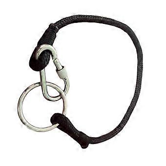 54cm Horse Stall Door Latch Rope Nylon Braided Strap with Locking Clip