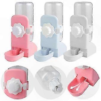 Kleintier-Wasserspender, 500 ml, Hängeflasche, geeignet für Kaninchen und andere Haustiere mit Käfigbefestigung