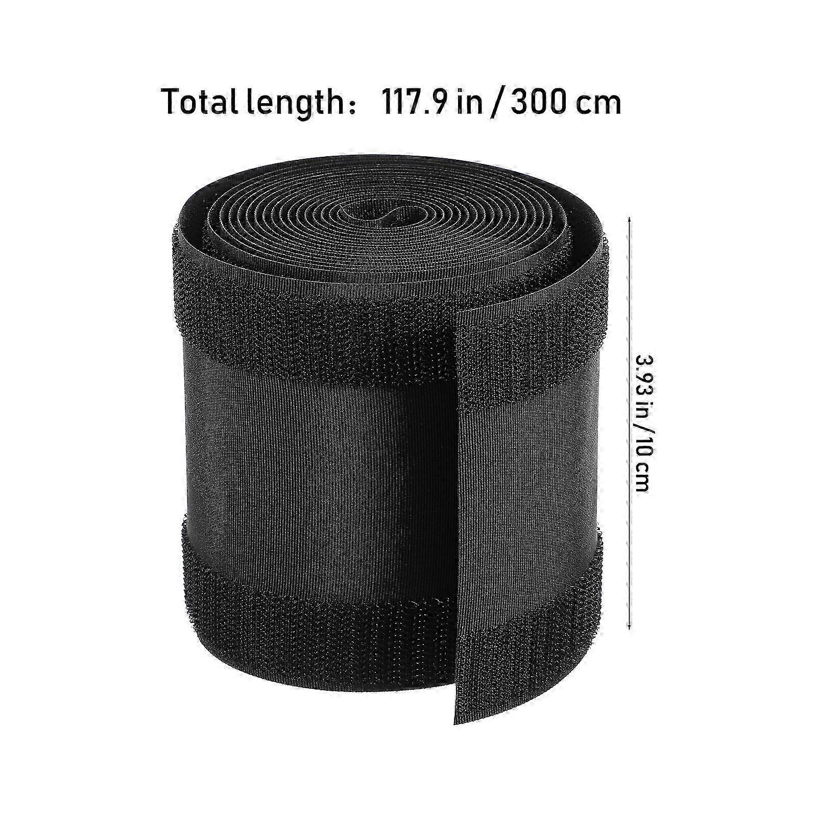 3 Meter Floor Cable Cover Protect Cords Cable Protector Hook and Loop Strap Tape