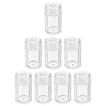 Cosmetic Travel Containers Plastic Loose Powder Cases for Storage 32Pcs