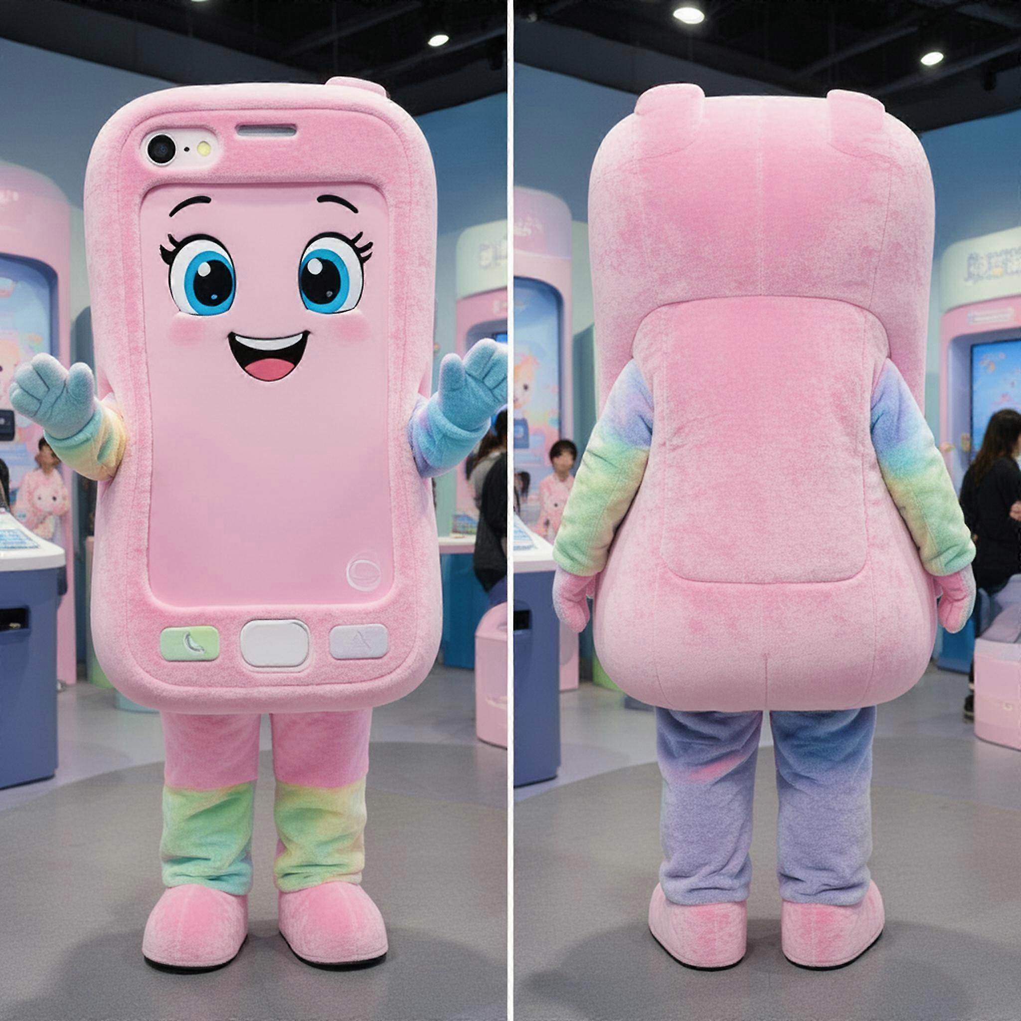 MASTICOT Pastel Pink Playful Mascot