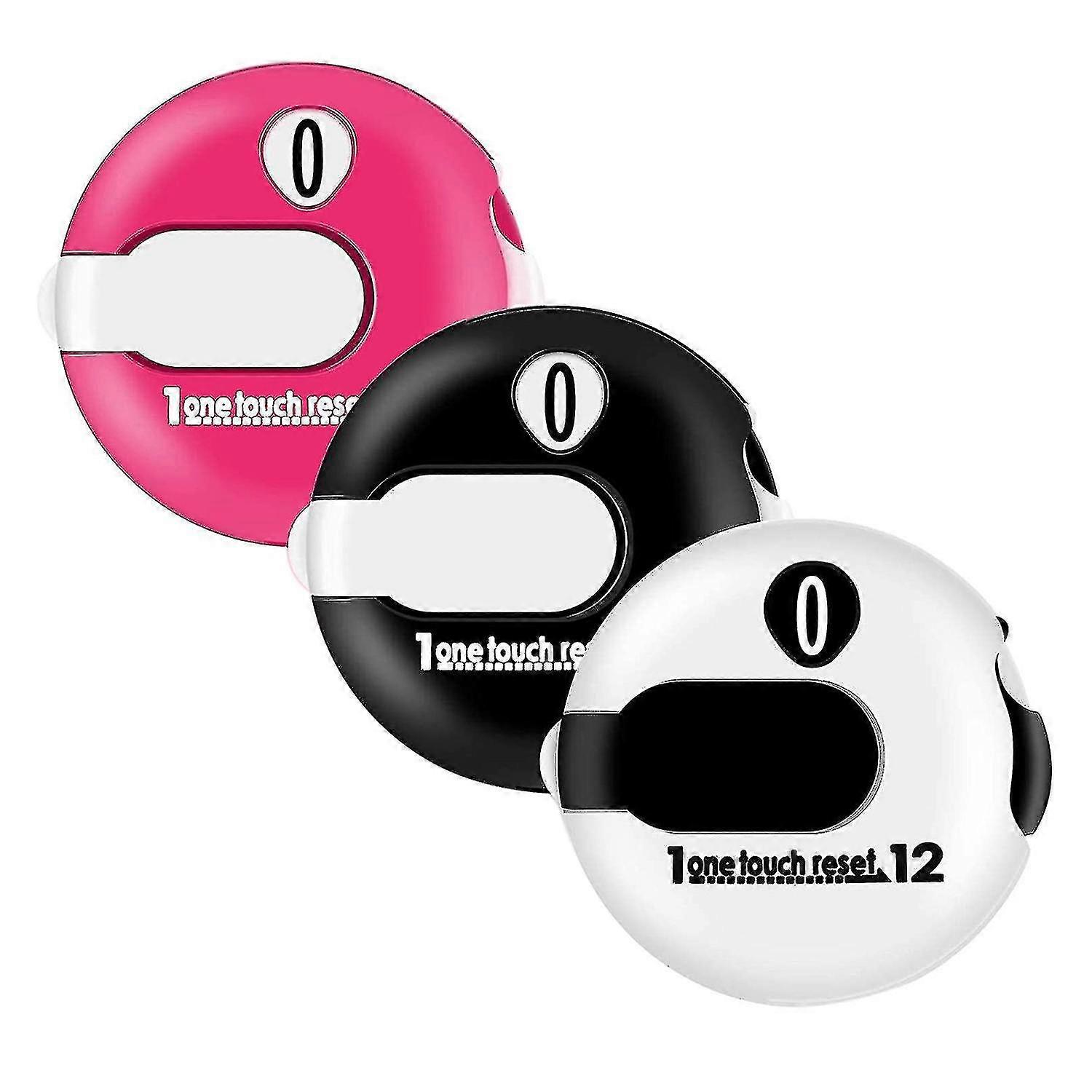 3 Pcs Portable Golf Score Counter