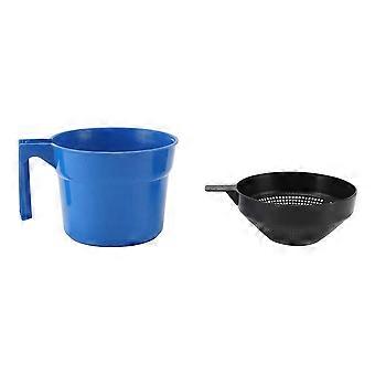 Portable Handheld Milk Filter Cup Milk Strainer for Cow Milking Farm Dairy Filtration Easy-to-Clean Milking Accessory
