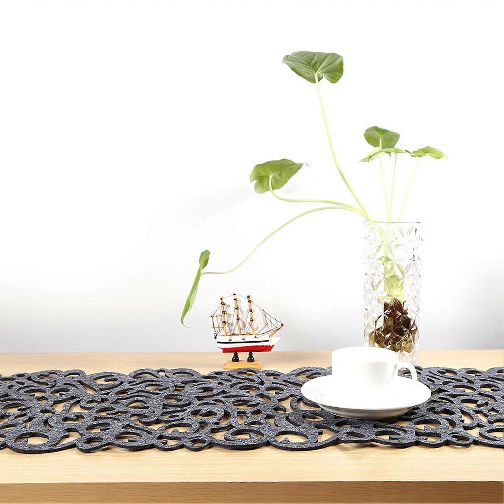Artistic Elegance Washable Felt Table Runner For Office And Study Use