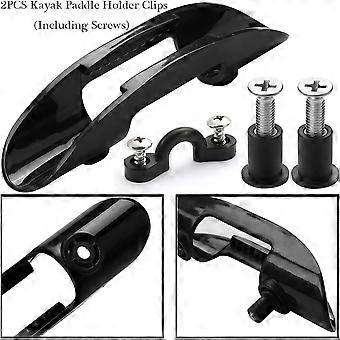 Kayak Paddle Seat Paddle Buckle, Paddle Clip Set, with hump buckle, screw nut clip with rubber screw nut